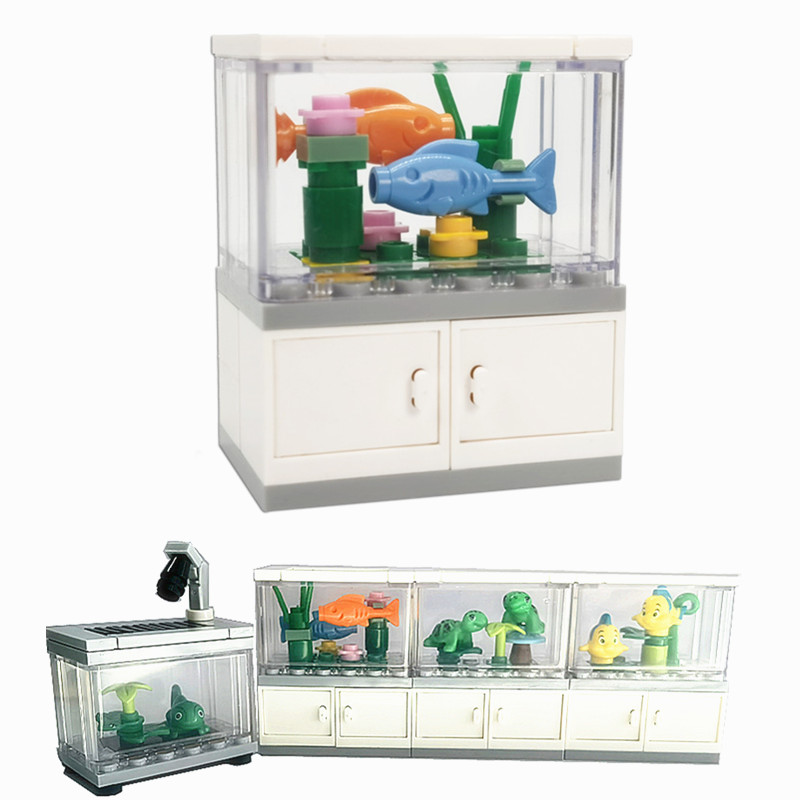 Aquarium Fish Game - Şehir arkadaşlar balık tankı yapı taşları