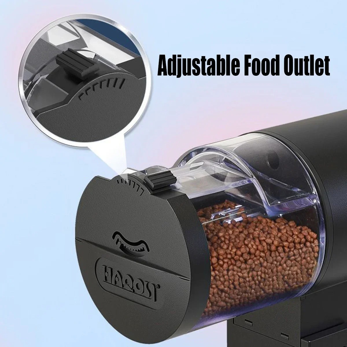 Aquarium Fish Auto Feeder - Otomatik Balık Besleyici 100ML Kapasiteli Pille