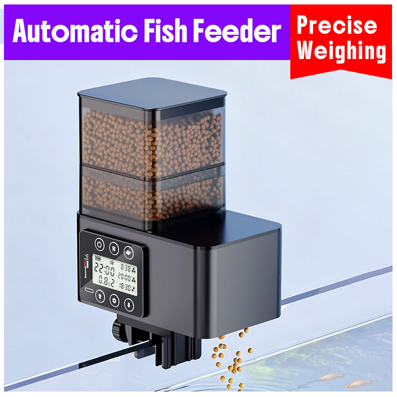 Aquarium Fish Auto Feeder - Akıllı Hassas Tartım Otomatik Balık Besleyici,