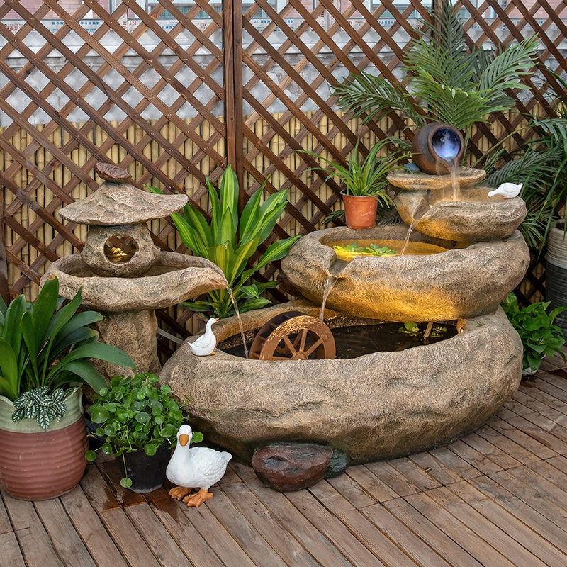 Aquarium Fish Pond - Dış Mekan Balkon Balık Havuzu Avlu