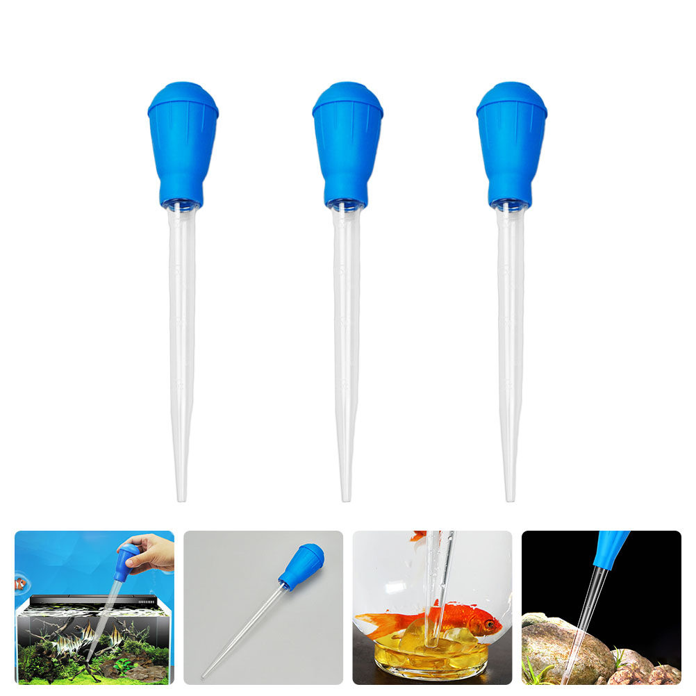 Aquarium Fish Long - 3 Adet Premium Akvaryum Temizleme Pipeti