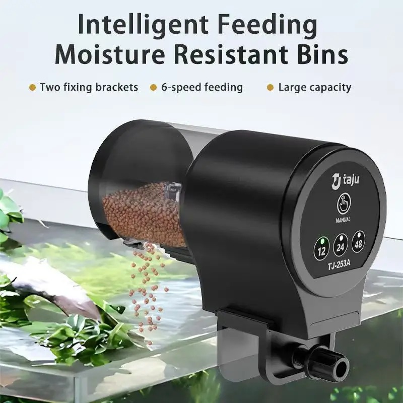 Aquarium Fish Auto Feeder - Balık Tankı Besleyici Akıllı Zamanlı Besleyici