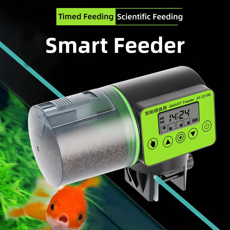 Aquarium Fish Auto Feeder - Balık Tankı Otomatik Besleyici Zamanlayıcı Otomatik