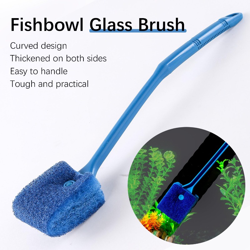 Aquarium Fish Long - Yeni Akvaryum Yosun Kazıyıcı Çift Taraflı