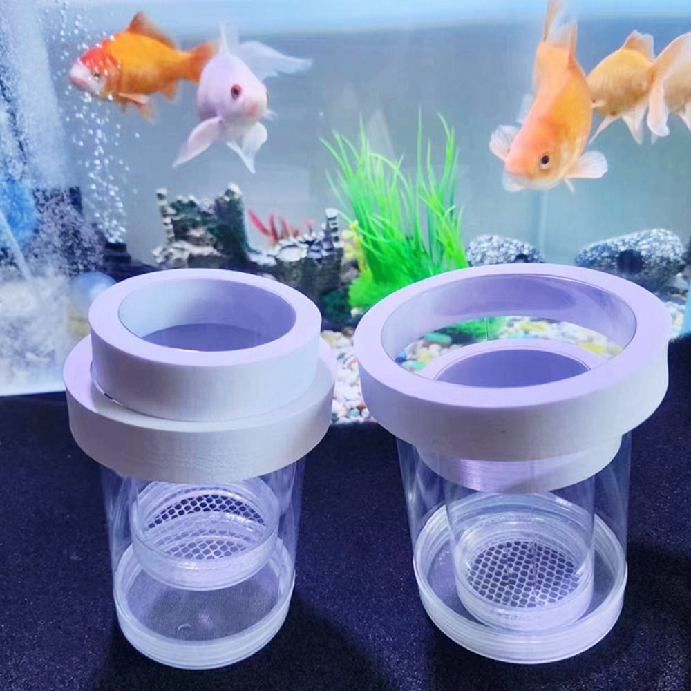 Aquarium Fish Auto Feeder - Plastik Yüzen Balık Yetiştiriciliği İzolasyon Kutusu