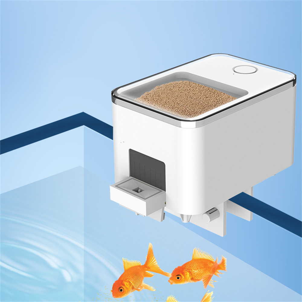 Aquarium Fish Auto Feeder - WiFi Akıllı Otomatik Besleyici Akvaryum Japon