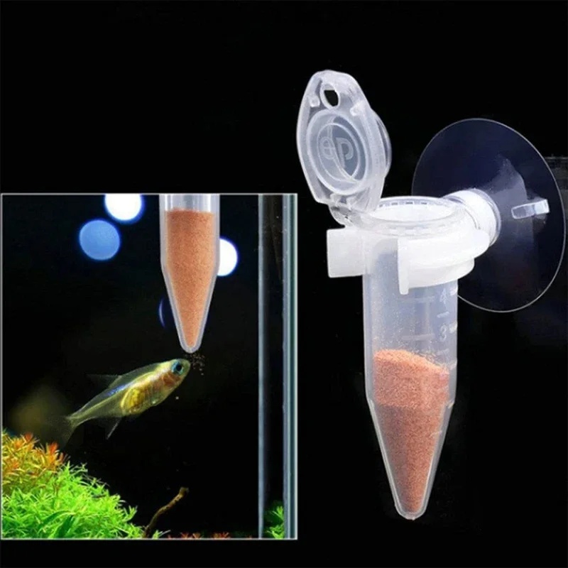 Aquarium Fish Auto Feeder - Otomatik Balık Besleyici Koni Karides Yumurta