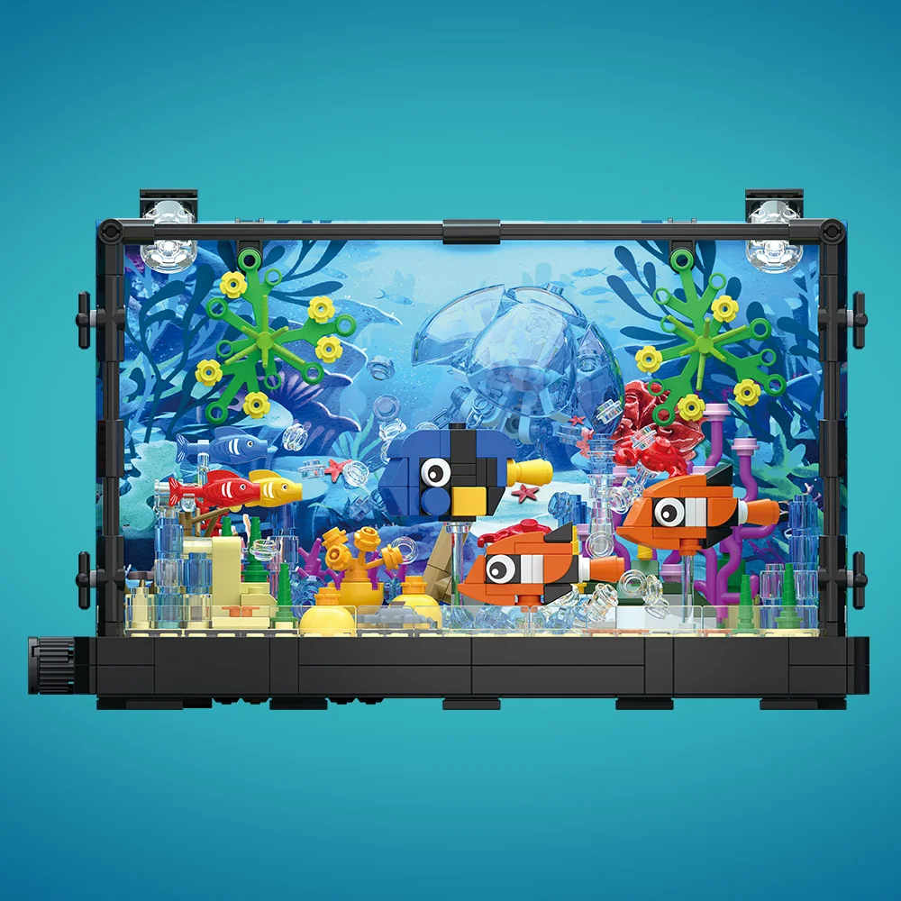 Işıklı Balık Tankı Yapı Taşı S - Aquarium Fish Game incelemesi ve fiyatı