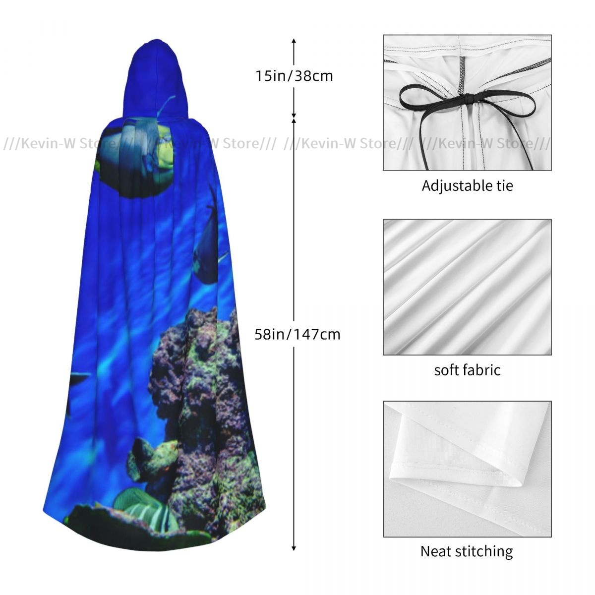 Unisex Cadı Partisi Çift Taraf - Aquarium Queen Fish incelemesi ve fiyatı