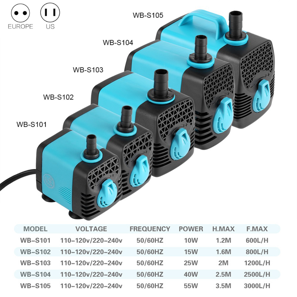 220V Ultra sessiz dalgıç su po - Aquarium Fish Care incelemesi ve fiyatı