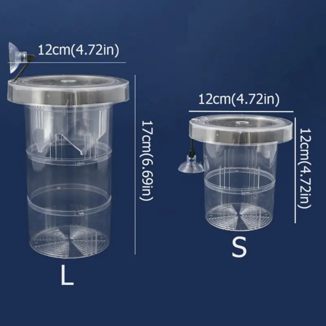 Akrilik Yüzen Balık Yetiştirme - Aquarium Fish Auto Feeder incelemesi ve fiyatı